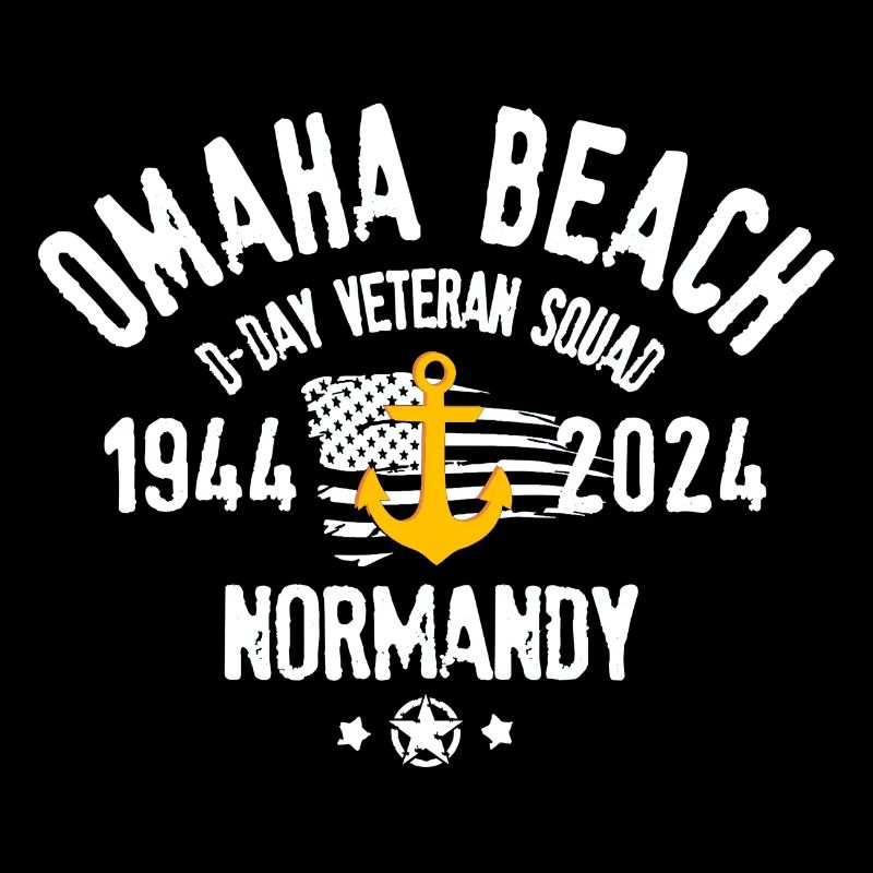 Omaha beach D Day veteran squad 1944 2024