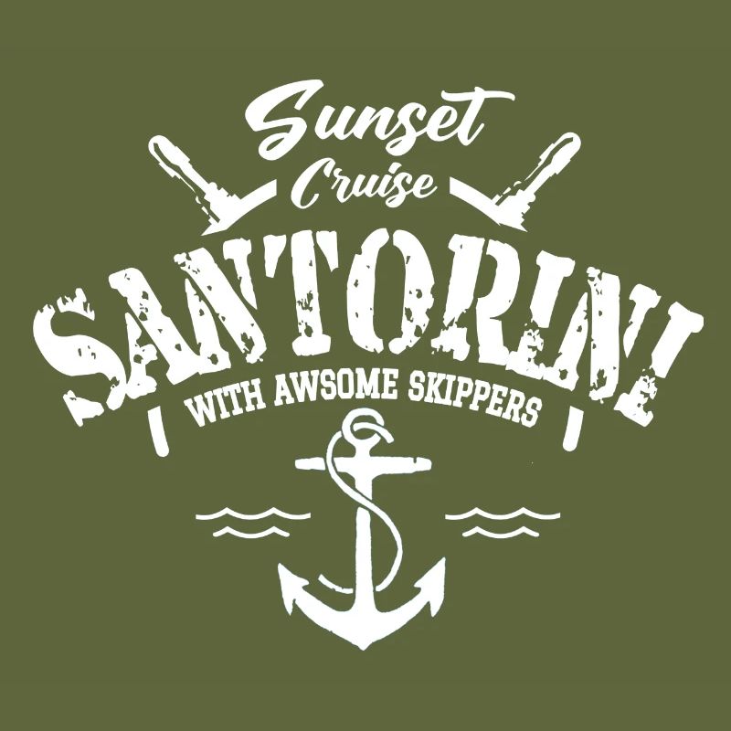 sunset cruise santorini with awsome skippers