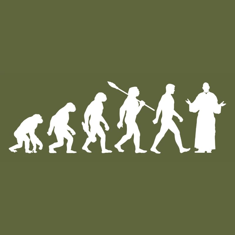 Evolution - Pfarrer - Kirche - Religion