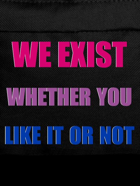 We Exist - Bisexual Flag