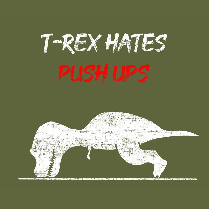 T-Rex has push ups