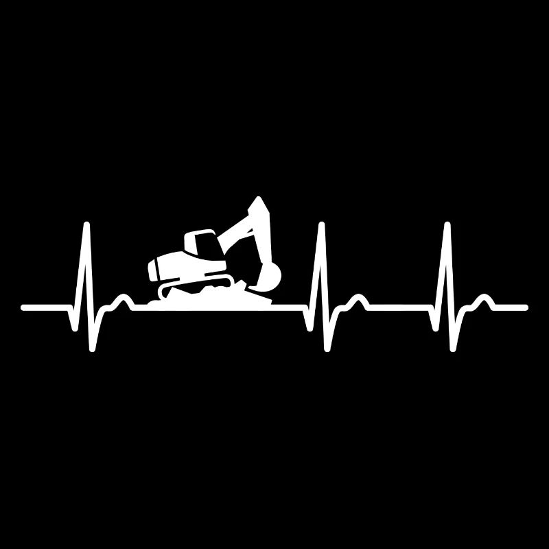 EKG Kurve - Herzkurve - Puls - Bagger