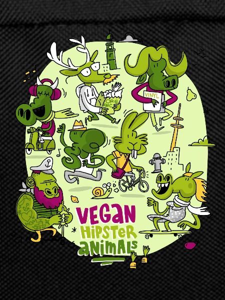 Vegan Hipster Animals