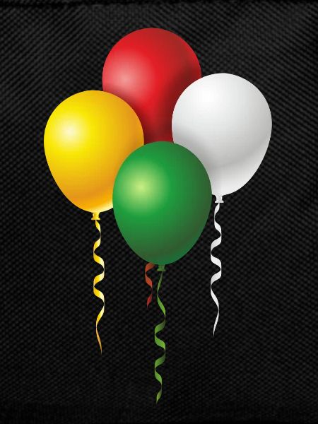 Luftballons zu Fasching oder Karneval