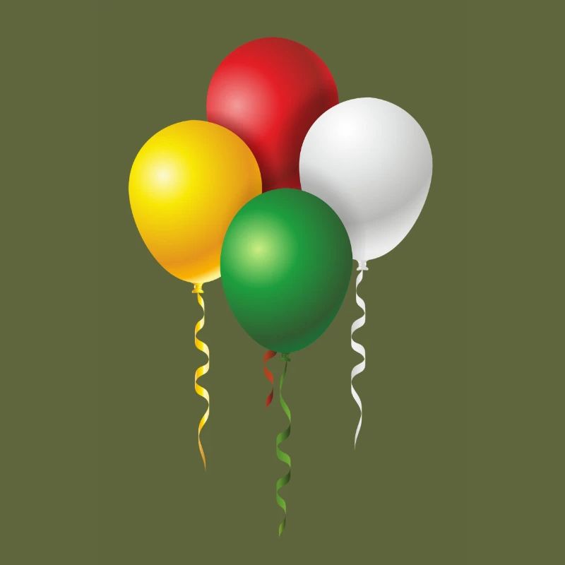 Luftballons zu Fasching oder Karneval