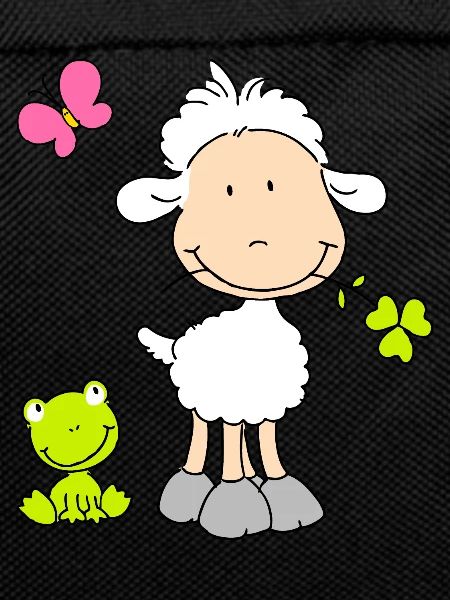 Sheep with Frog Friend