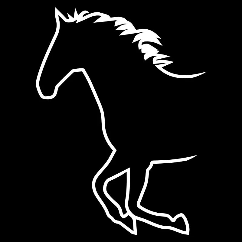 Pferd Galopp Silhouette