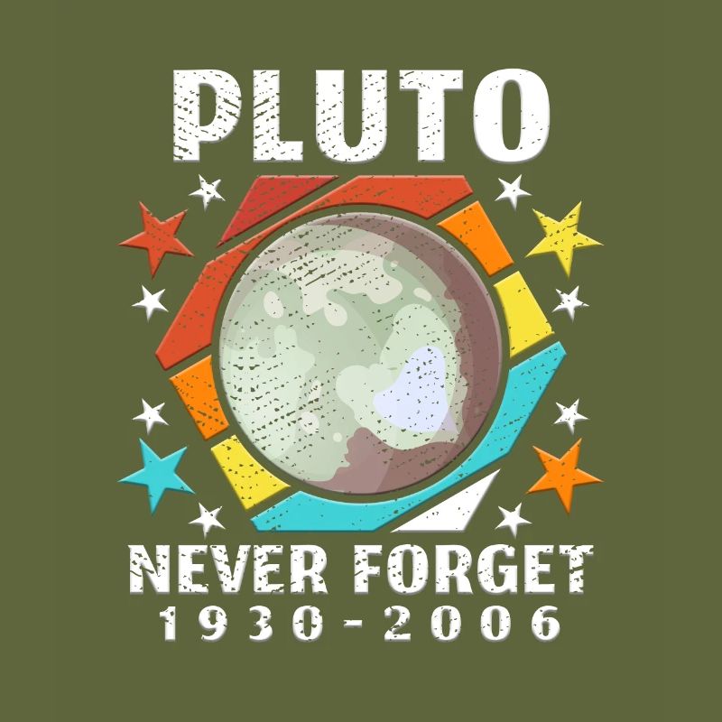 Pluto Never Forget Astronaut Planet Space