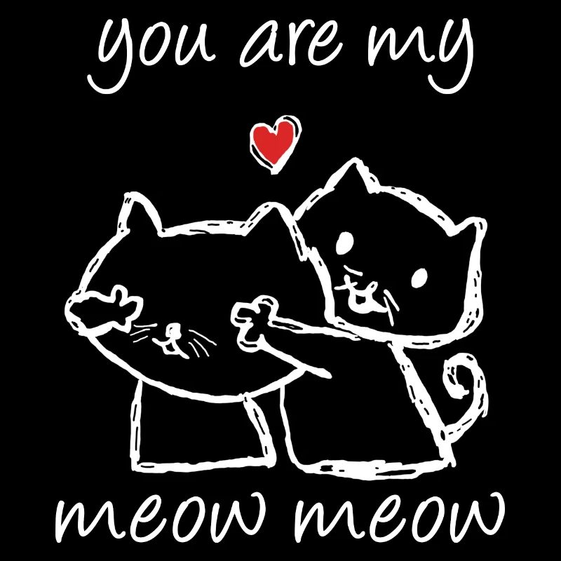 Chat Couples amoureux Preuve d'amour Saint-Valentin