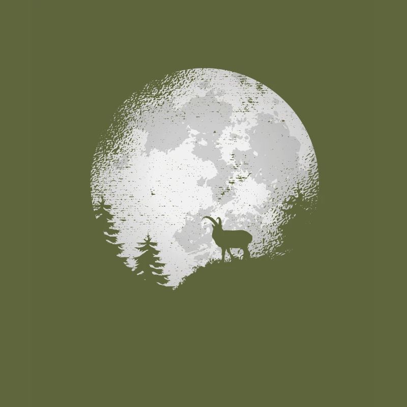 Sternzeichen Steinbock Ziege Mond Steinböcke Wald