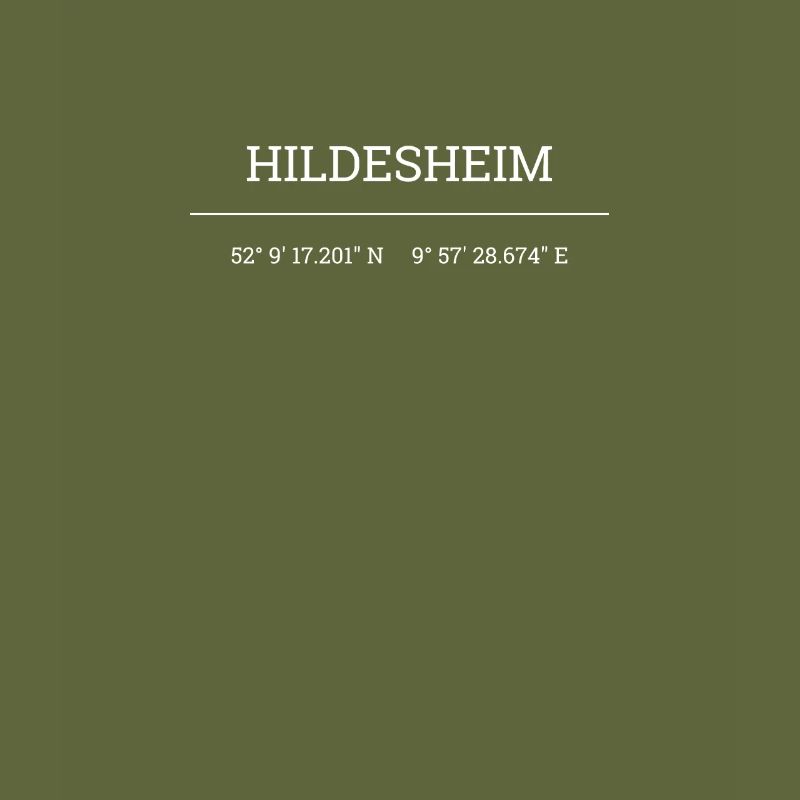 Hildesheim Coordinates Gift