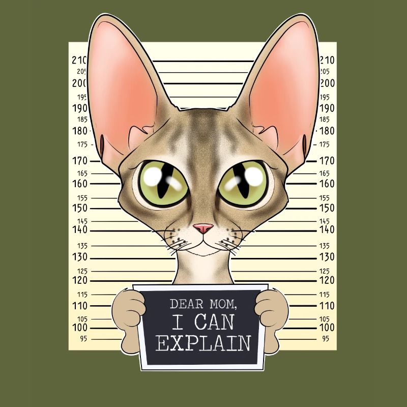Devon Rex Cat Mom - Dear Mom I Can Explain
