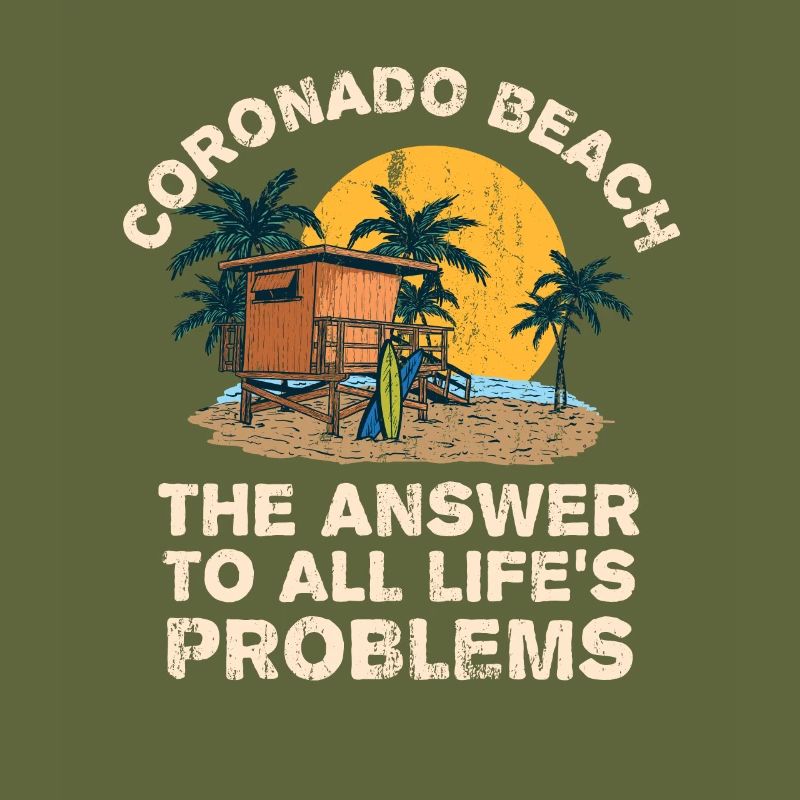 Coronado Beach Answer To All Life's Problems