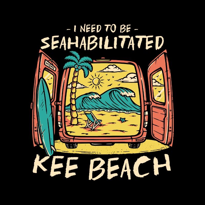 I Need To Be Seahabilitated Kee Beach Summer