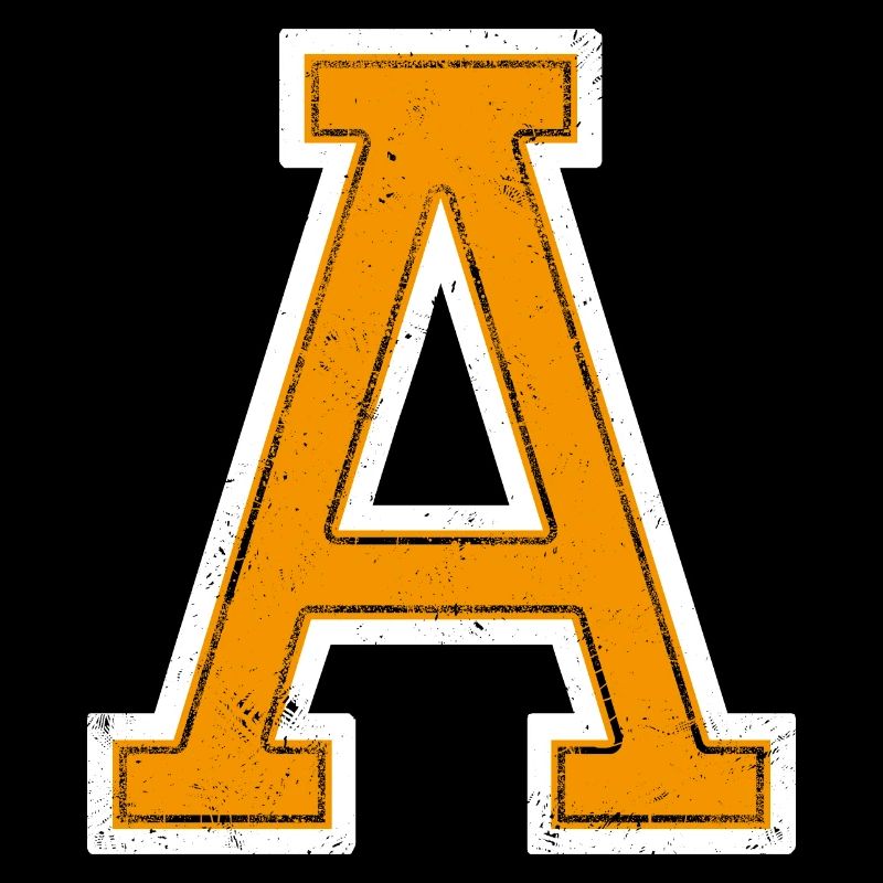 A - Letter / College Style