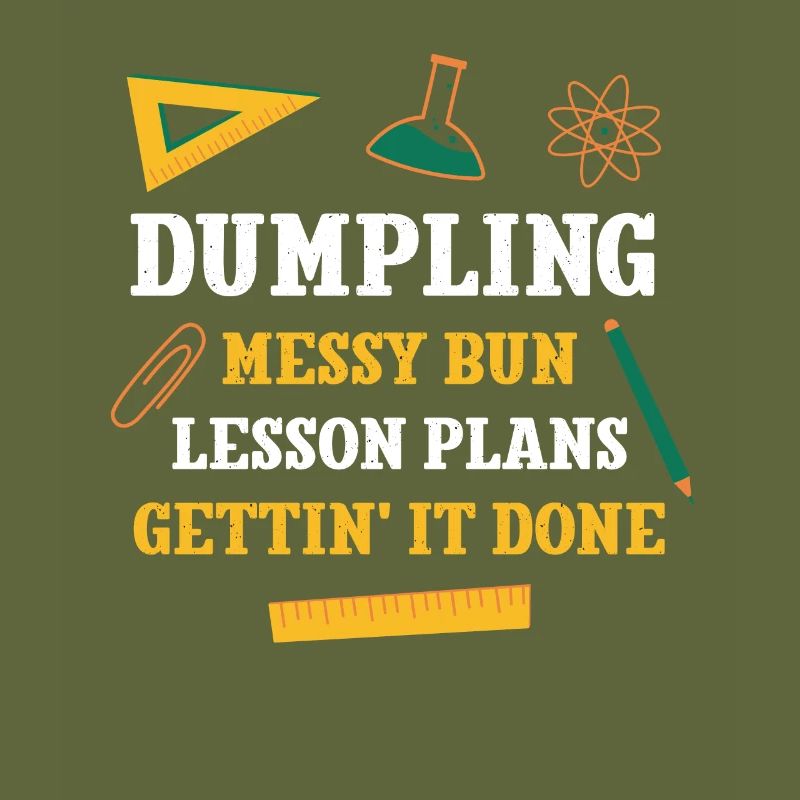 Dumpling Messy Bun Plans de leçon Drôle de professeur