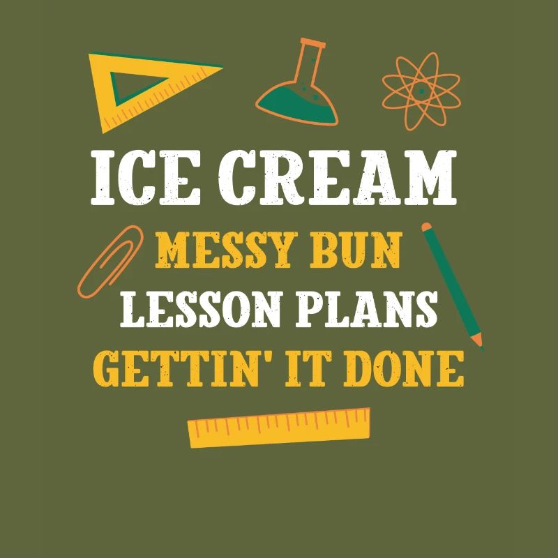 Ice Cream Messy Bun Lesson Plans Funny Teacher