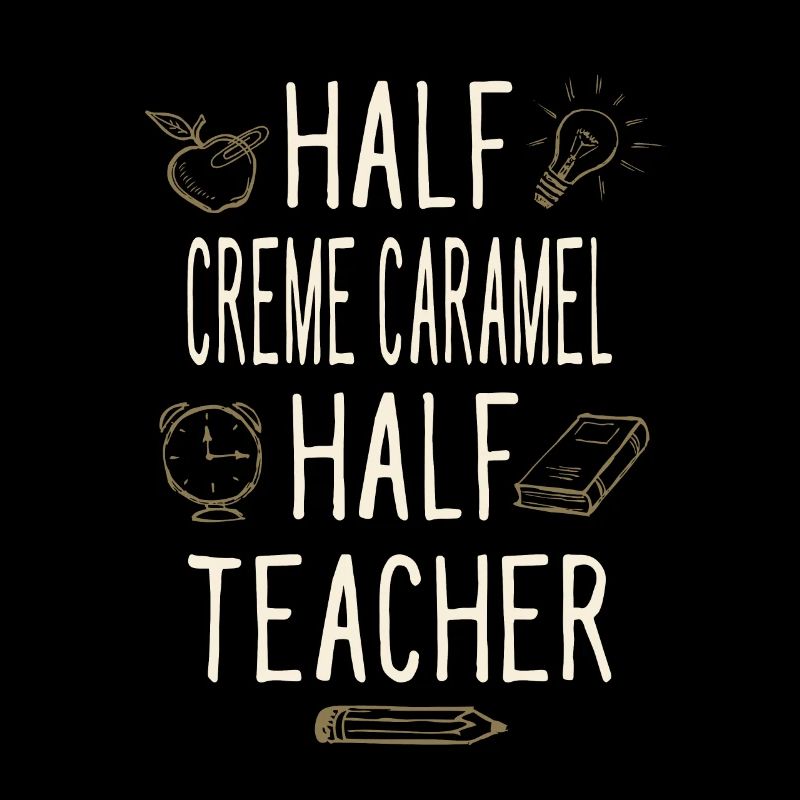 Moitié Crème Caramel Moitié Professeur Drôle Professeur
