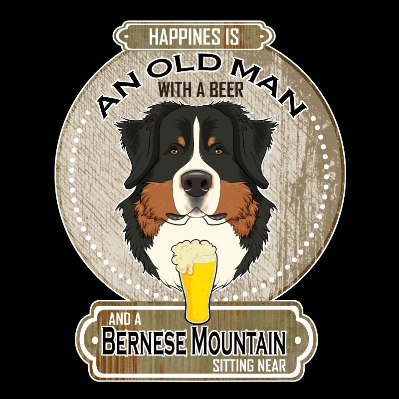 Bernese Mountain Dog Dad Beer Lover