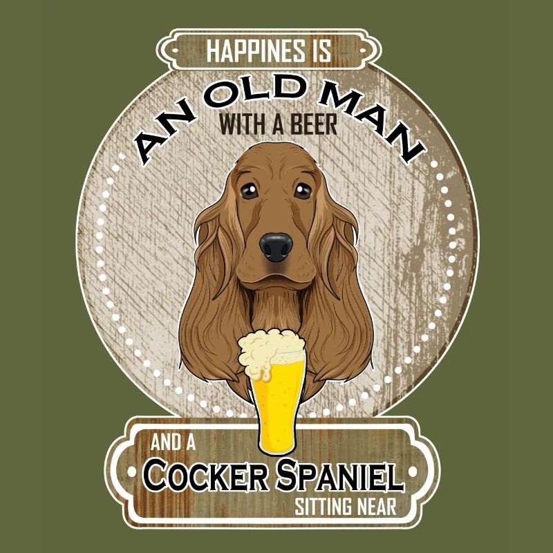 Cocker Spaniel Dad Beer Lover
