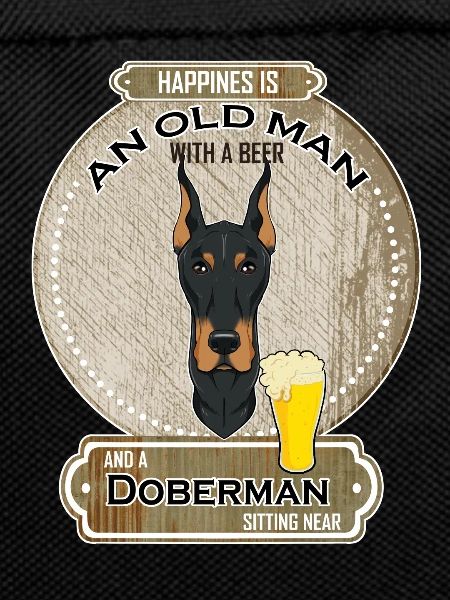 Doberman Dad Beer Lover
