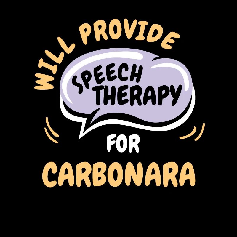 Provide Speech Therapy for Carbonara Funny