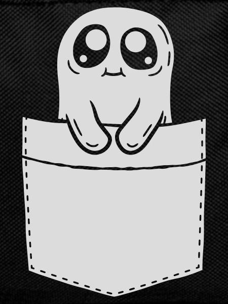 Comic Ghost Take Chest Pocket