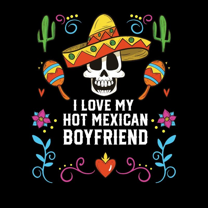 J’aime mon petit ami mexicain chaud Mexico Pride