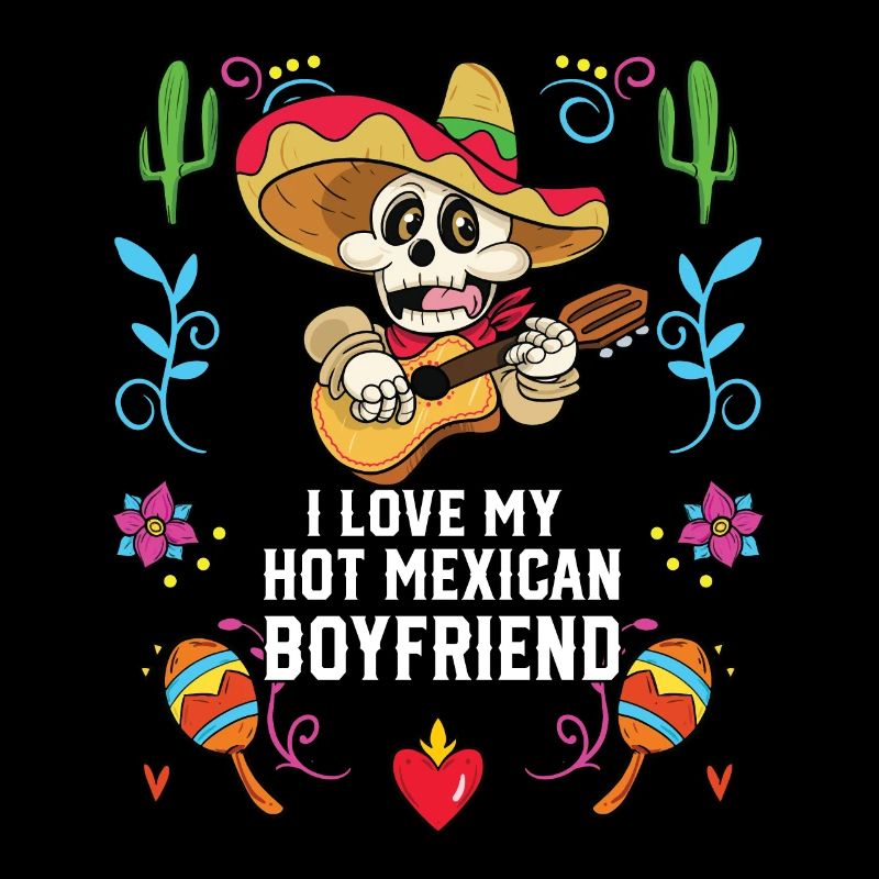 J’aime mon petit ami mexicain chaud Mexico Pride