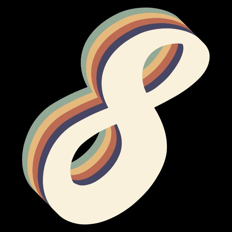 Vintage 8th Jubiläum