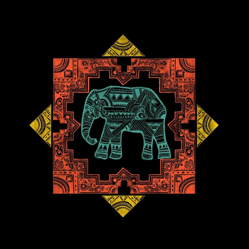 Ethnischer Elefant