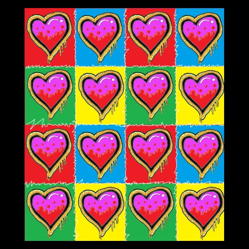 Subway Graffiti Hearts