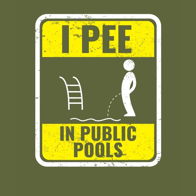 I Pee In Public Pools Funny Peeing In Pools