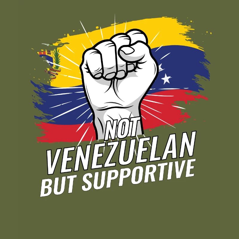 Not Venezuelan But Supportive Venezuela Flag