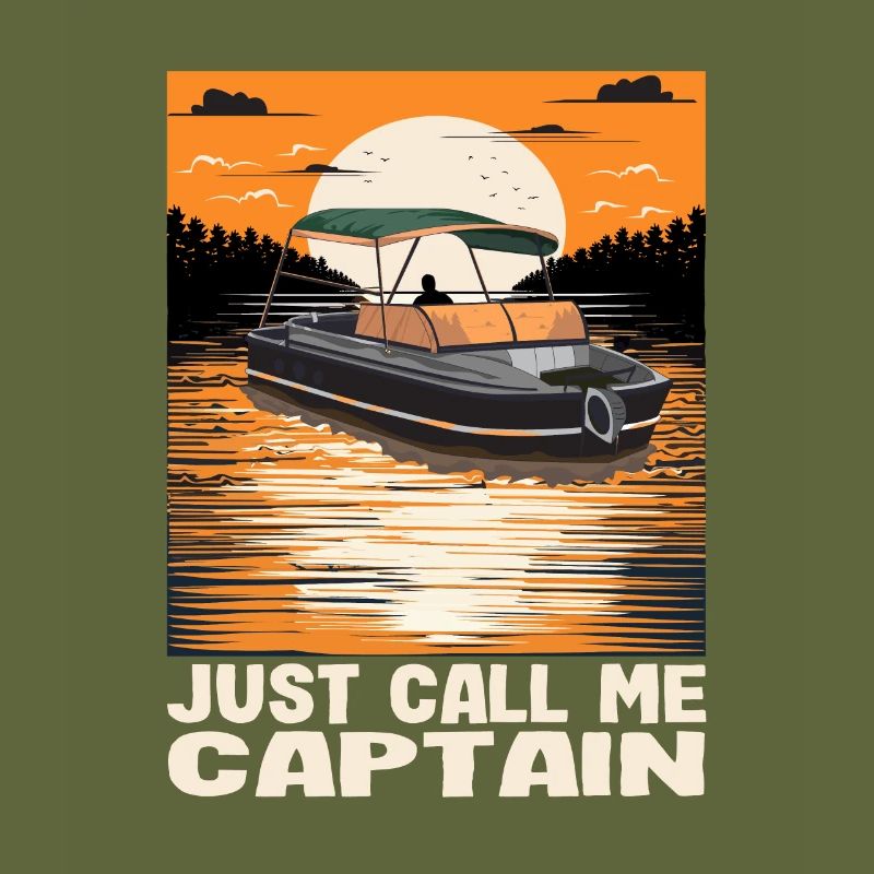 Appelez-moi simplement Captain Pontoon King Motorboating