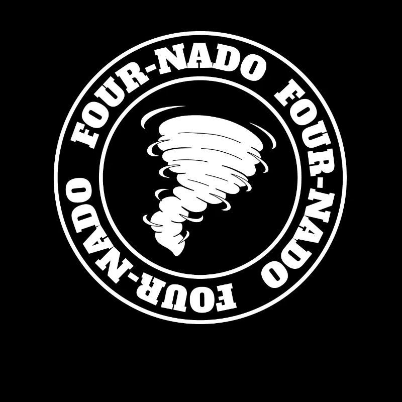 4th Birthday Tornado Theme Fournado Four Nado 4