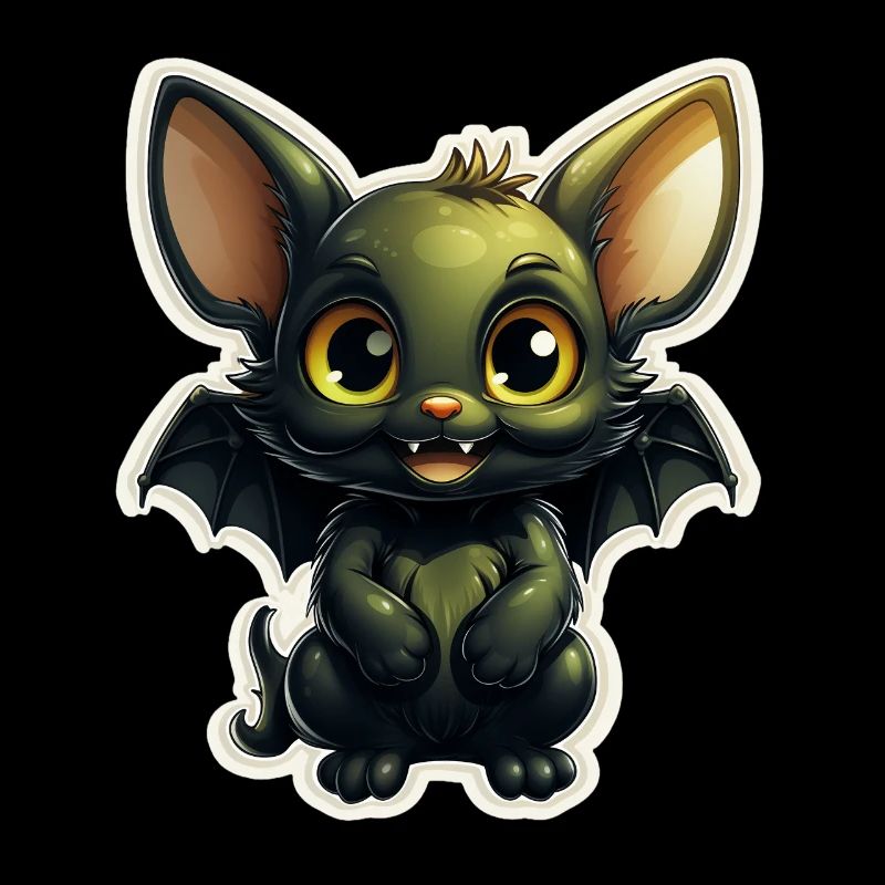 Bat Halloween I Cartoon Cute Bat