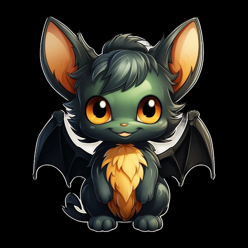 Bat Halloween I Cartoon Cute Bat