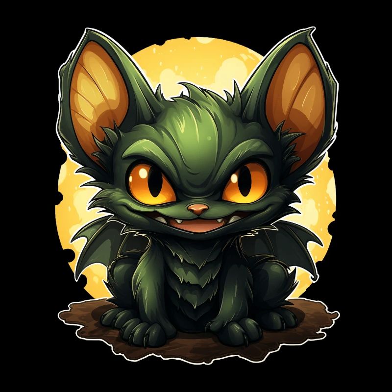Bat Halloween I Cartoon Cute Bat