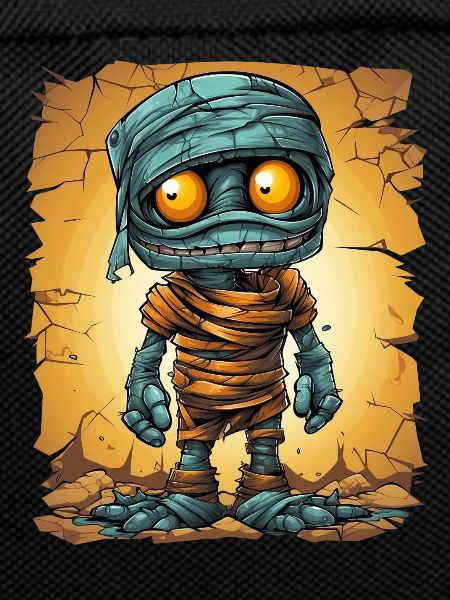 Halloween Spooky Cartoon Mummy