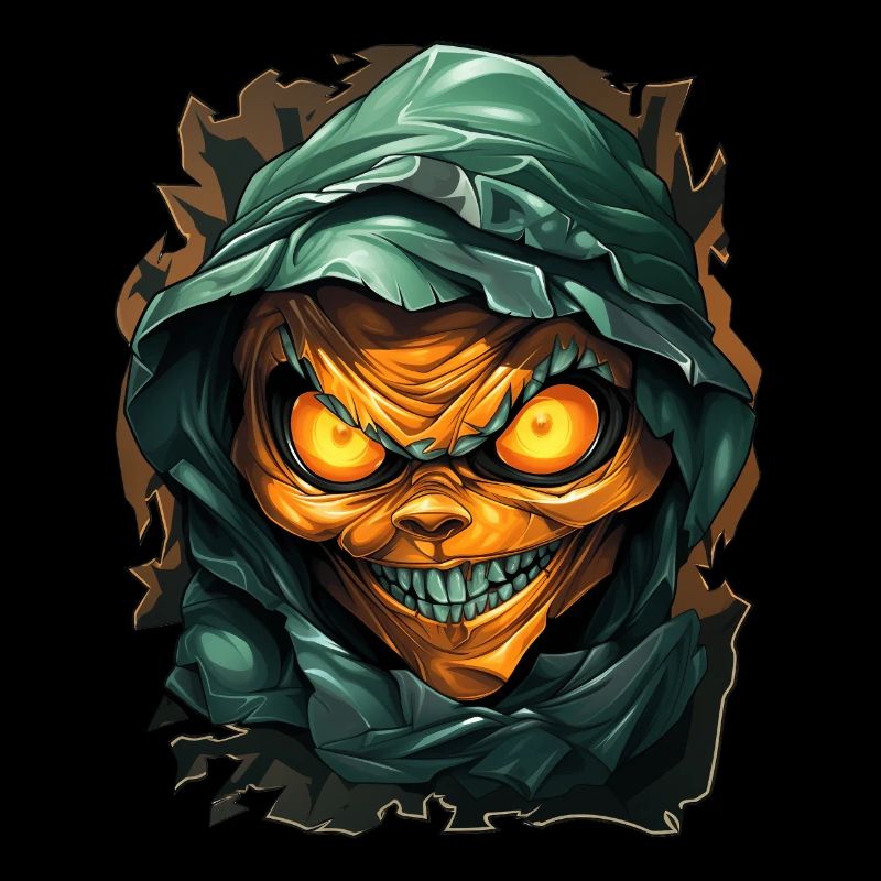 Halloween Spooky Cartoon Mummy