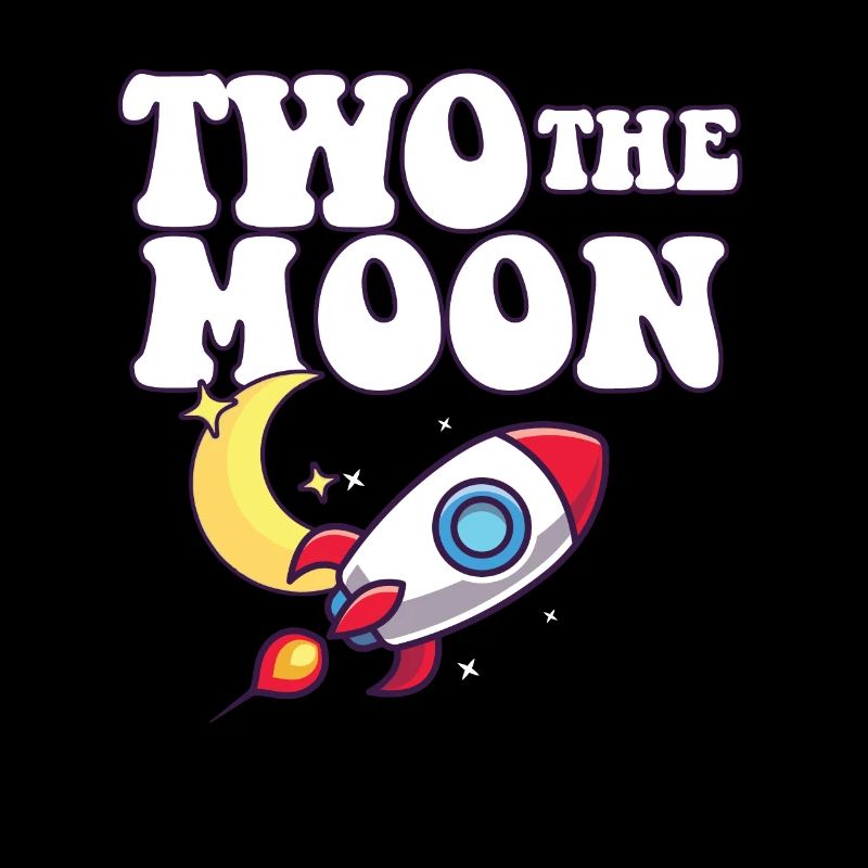 Outer Space 2nd Birthday Party Theme Two The Moon