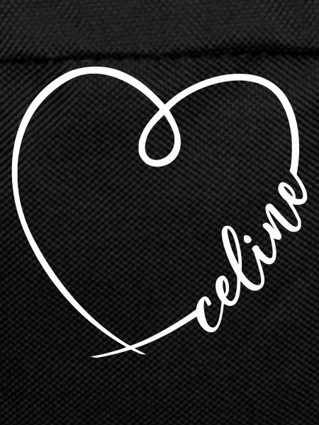 Celine Name Kalligrafie Herz
