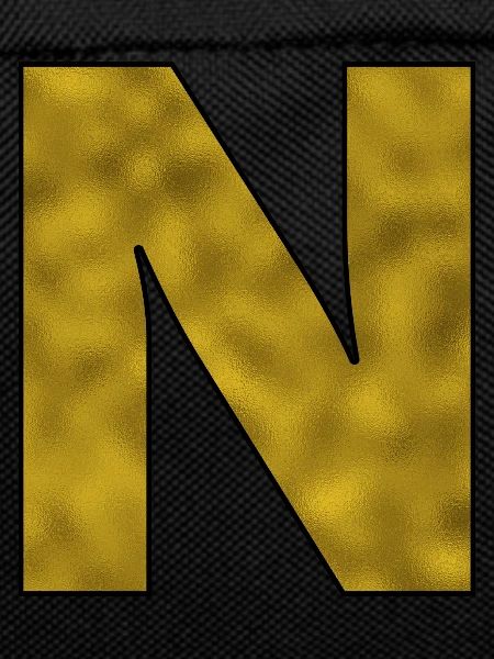 Letter N Gold