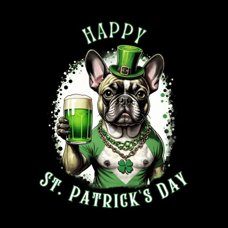 Bouledogue français de la Saint-Patrick I St. Paddy’s