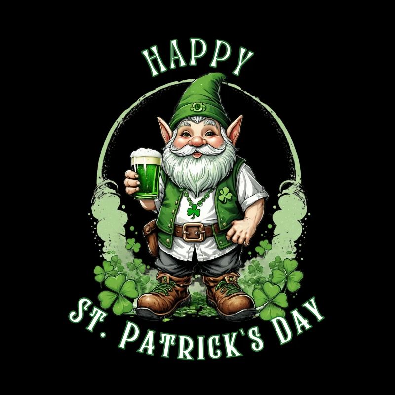 Leprechaun de la Saint-Patrick I Bière verte I