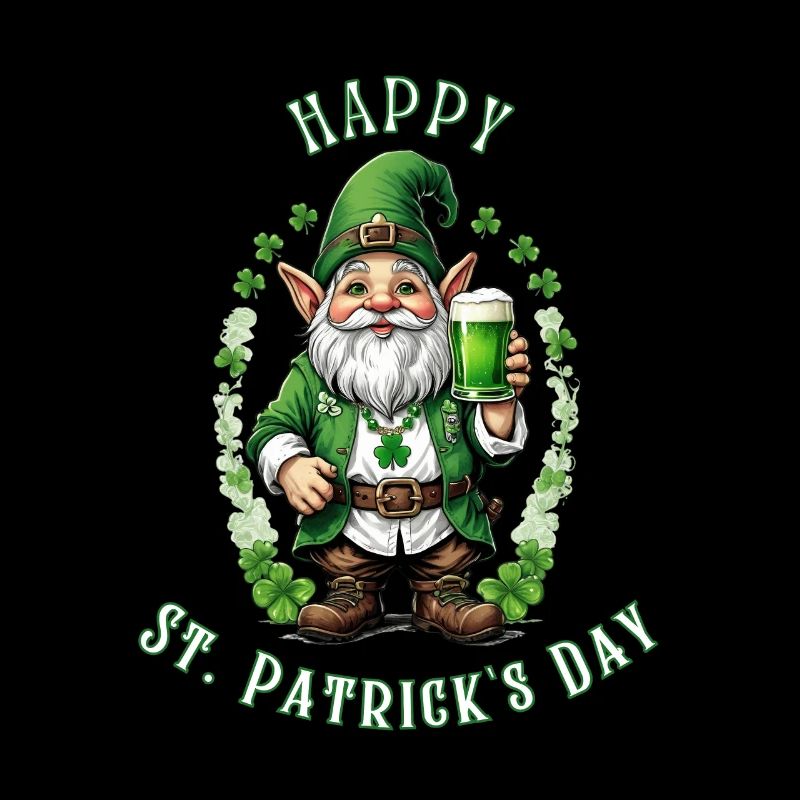 Leprechaun de la Saint-Patrick I Bière verte I