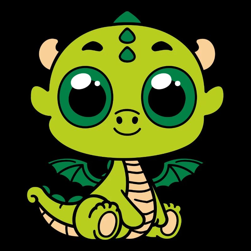Cute Green Dragon