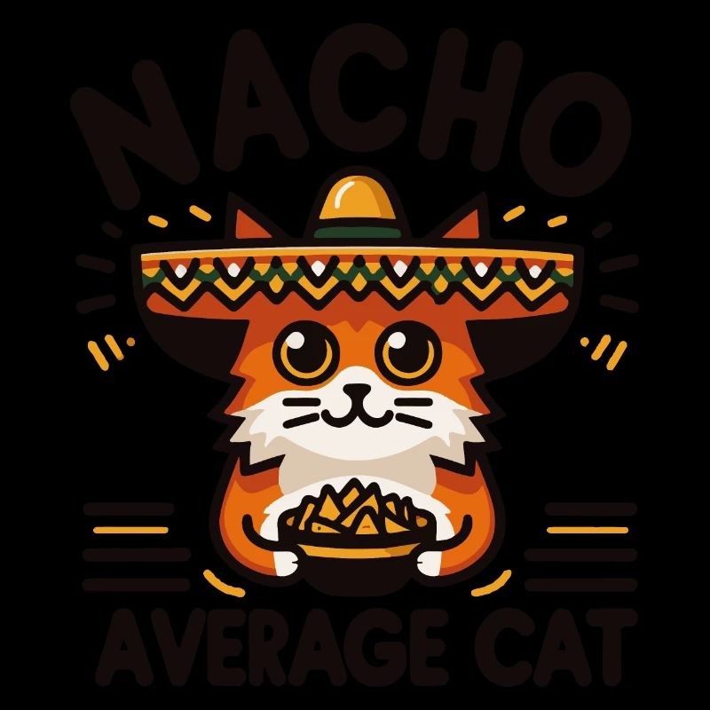 Nacho Average Cat - Funny Design