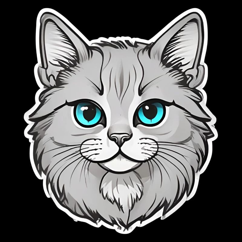 Niedliches Katzendesign